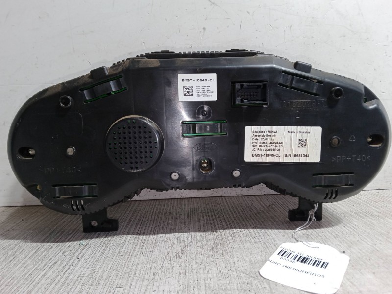 Recambio de cuadro instrumentos para ford focus iii turnier 1.6 tdci referencia OEM IAM BM5T10849CL   Recambio de cuadro instrumentos para ford focus iii turnier 1.6 tdci referencia OEM IAM BM5T10849CL