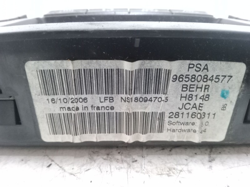 Recambio de mando climatizador para citroën c4 coupé (la_) 1.6 hdi referencia OEM IAM 9658084577   Recambio de mando climatizador para citroën c4 coupé (la_) 1.6 hdi referencia OEM IAM 9658084577