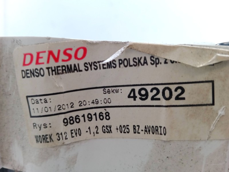 Recambio de mando calefaccion / a/a para fiat 500 (312_) 1.2 (312axa1a) referencia OEM IAM 98619168  