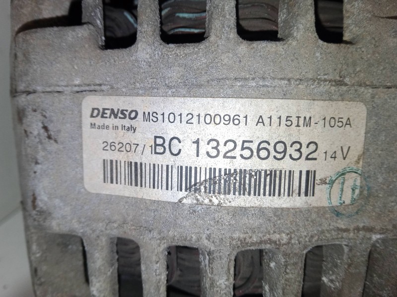 Recambio de alternador para opel corsa d (s07) 1.3 cdti (l08, l68) referencia OEM IAM 13256932  MS1012100961