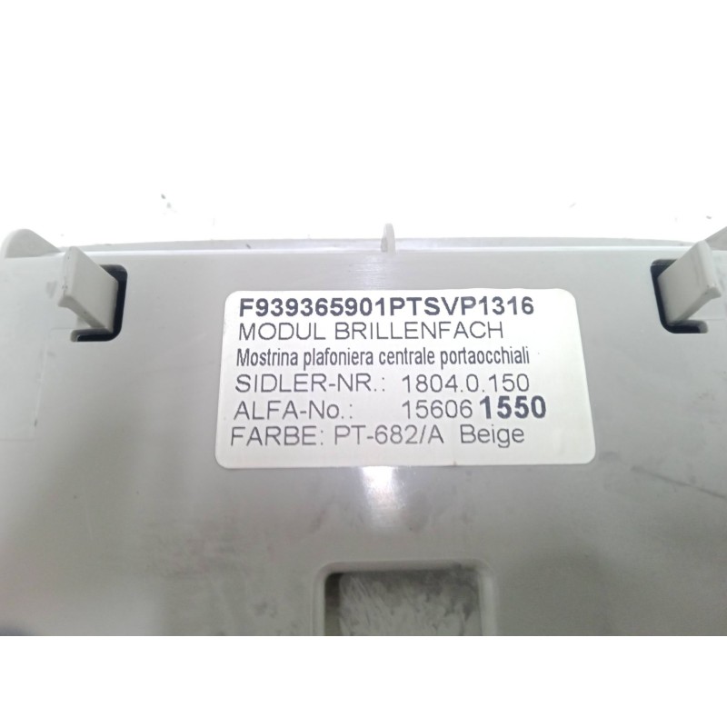 Recambio de luz interior delantera para alfa romeo 159 (939_) 1.9 jtdm 16v (939axc1b, 939axc12) referencia OEM IAM 156061550  