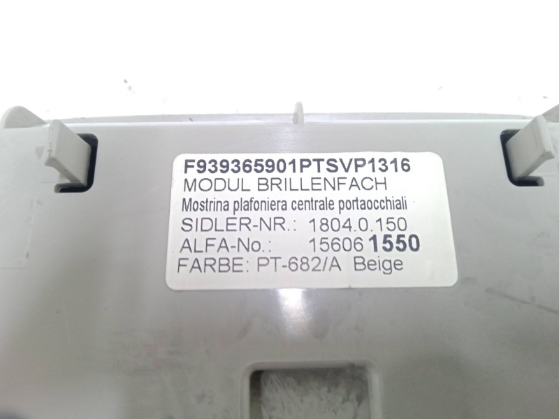 Recambio de luz interior delantera para alfa romeo 159 (939_) 1.9 jtdm 16v (939axc1b, 939axc12) referencia OEM IAM 156061550  