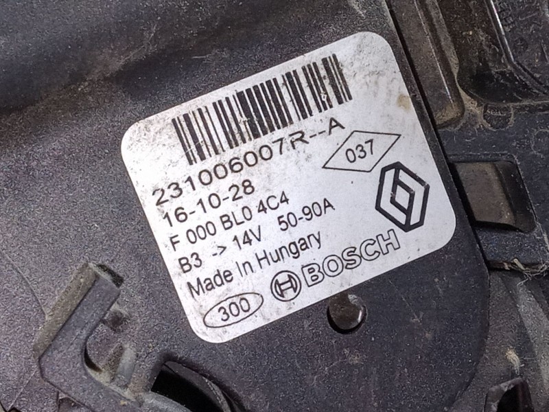 Recambio de alternador para renault clio iv (bh_) 0.9 tce 90 referencia OEM IAM 231006007R  