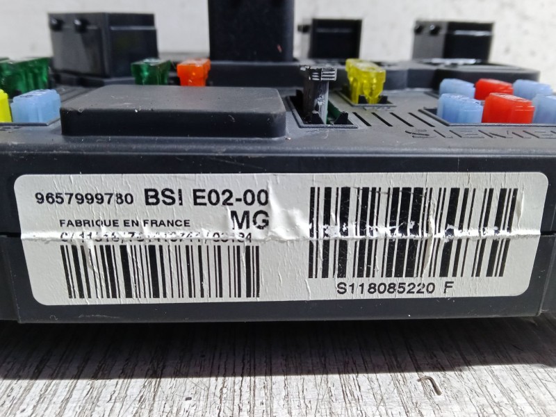 Recambio de bsi para citroën xsara picasso (n68) 1.6 16v referencia OEM IAM 9657999780  S118085220F Recambio de bsi para citroën xsara picasso (n68) 1.6 16v referencia OEM IAM 9657999780  S118085220F