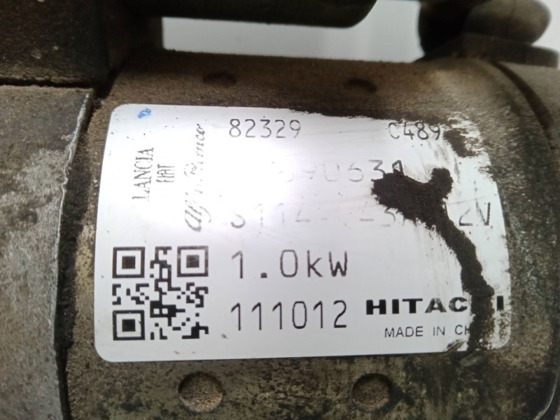 Recambio de motor arranque para fiat 500 (312_) 1.2 (312axa1a) referencia OEM IAM 51890631  
