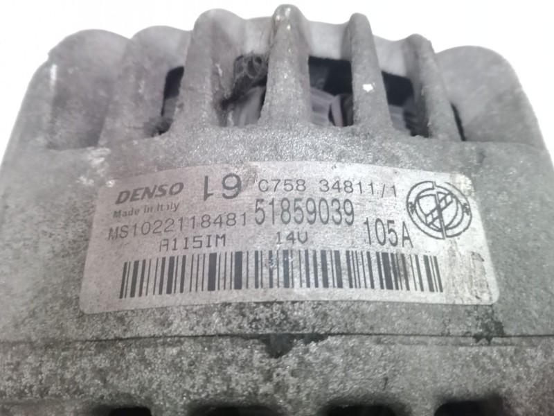 Recambio de alternador para fiat 500 (312_) 1.2 (312axa1a) referencia OEM IAM 51859039  