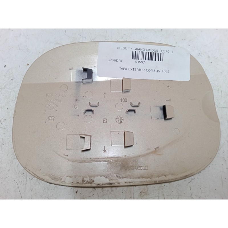 Recambio de tapa exterior combustible para renault modus / grand modus (f/jp0_) 1.2 (jp0c, jp0k, fp0c, fp0k, fp0p, jp0p, jp0t) r