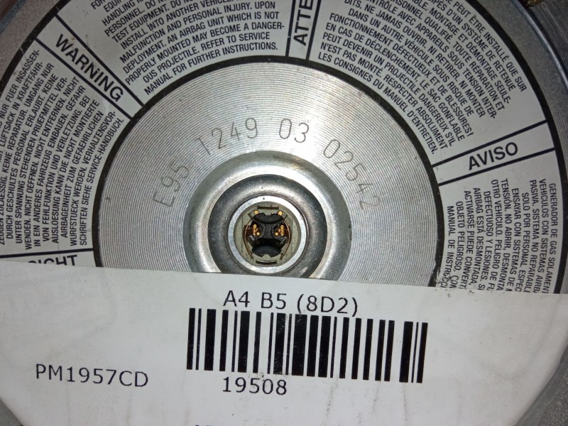 Recambio de airbag volante para audi a4 b5 (8d2) 1.9 tdi referencia OEM IAM E95T2490302542  