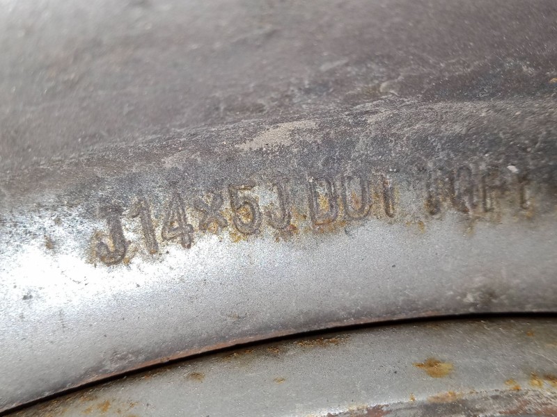 Recambio de llanta chapa 14´´ para nissan pick up (d22) 2.5 d referencia OEM IAM   