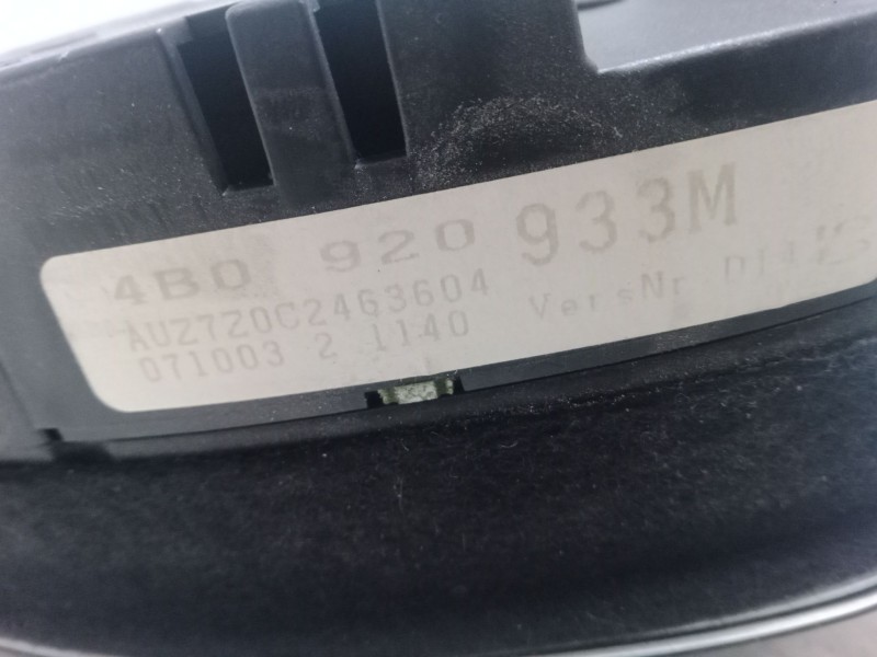 Recambio de cuadro instrumentos para audi a6 c5 (4b2, 4b4) 1.9 tdi referencia OEM IAM 4B0920933M   Recambio de cuadro instrumentos para audi a6 c5 (4b2, 4b4) 1.9 tdi referencia OEM IAM 4B0920933M