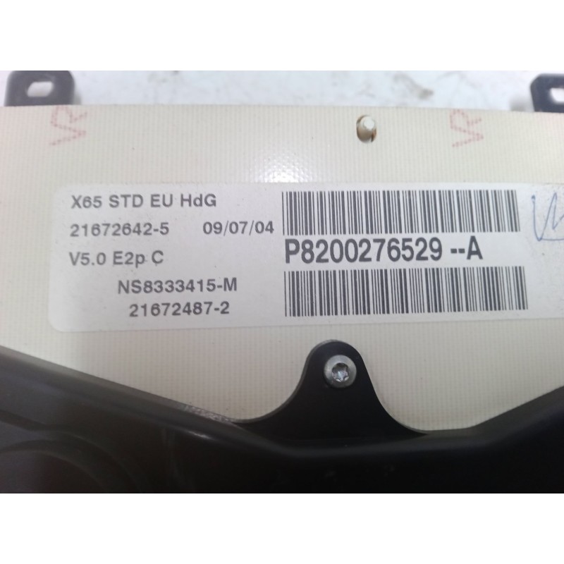 Recambio de cuadro instrumentos para renault clio ii (bb_, cb_) 1.2 16v (bb05, bb0w, bb11, bb27, bb2t, bb2u, bb2v, cb05,... refe