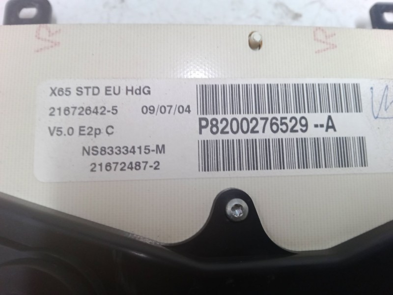 Recambio de cuadro instrumentos para renault clio ii (bb_, cb_) 1.2 16v (bb05, bb0w, bb11, bb27, bb2t, bb2u, bb2v, cb05,... refe