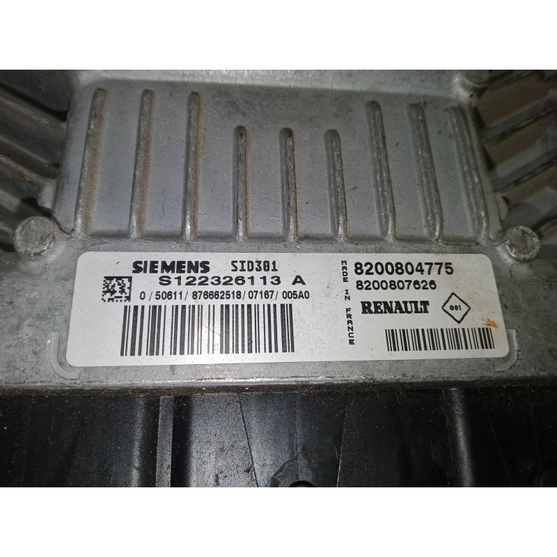 Recambio de centralita motor uce para renault grand scénic ii (jm0/1_) 1.5 dci (jm1e) referencia OEM IAM 8200804775 8200807626 S Recambio de centralita motor uce para renault grand scénic ii (jm0/1_) 1.5 dci (jm1e) referencia OEM IAM 8200804775 8200807626 S