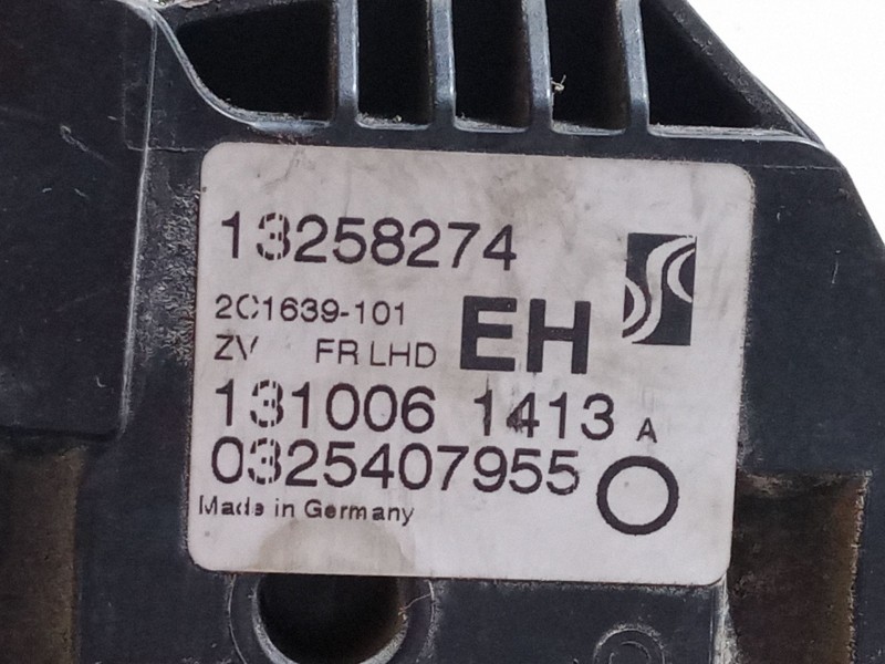 Recambio de cerradura puerta delantera derecha para opel corsa d (s07) 1.3 cdti (l08, l68) referencia OEM IAM 13258274  