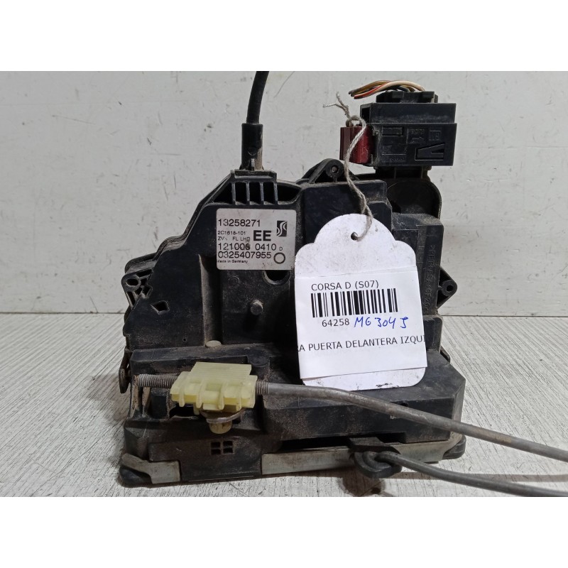 Recambio de cerradura puerta delantera izquierda para opel corsa d (s07) 1.3 cdti (l08, l68) referencia OEM IAM 13258271  