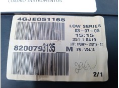 Recambio de cuadro instrumentos para renault megane ii (bm0/1_, cm0/1_) 1.4 16v (bm0b, cm0b) referencia OEM IAM 8200793135