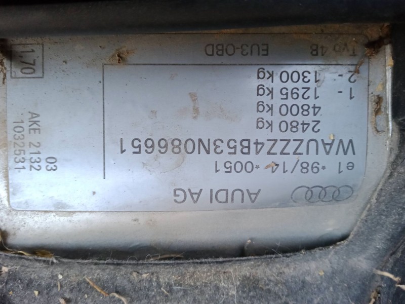 audi a6 c5 avant (4b5, 4b6) del año 2003 audi a6 c5 avant (4b5, 4b6) del año 2003