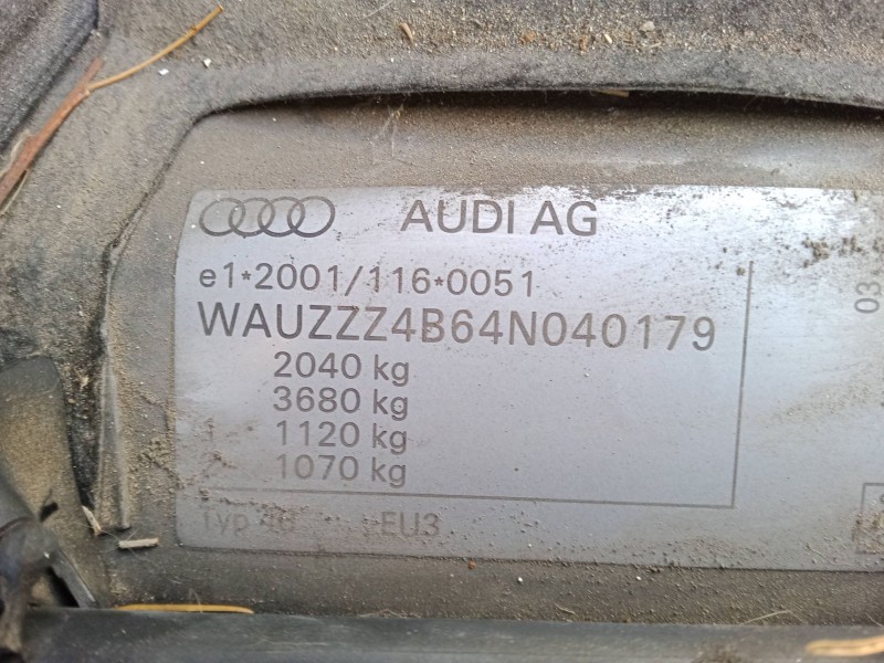 audi a6 c5 (4b2, 4b4) del año 2003