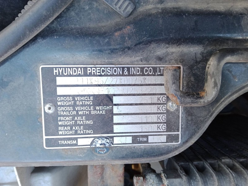 hyundai galloper ii (jk-01) del año 1998