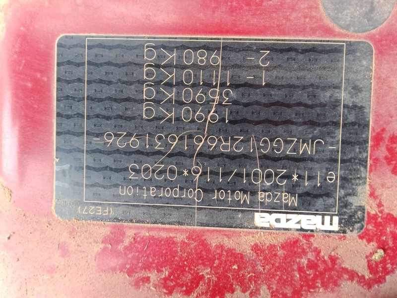 mazda 6 sedán (gg) del año 2006