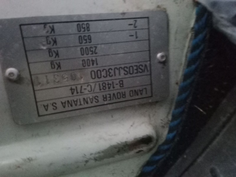 suzuki samurai todo terreno, cerrada (sj_) del año 1991