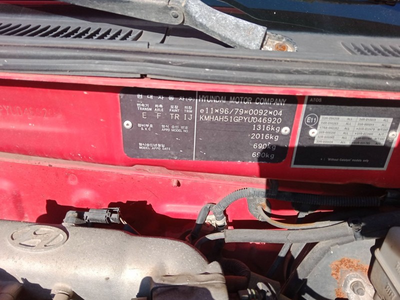 hyundai atos (mx) del año 2000