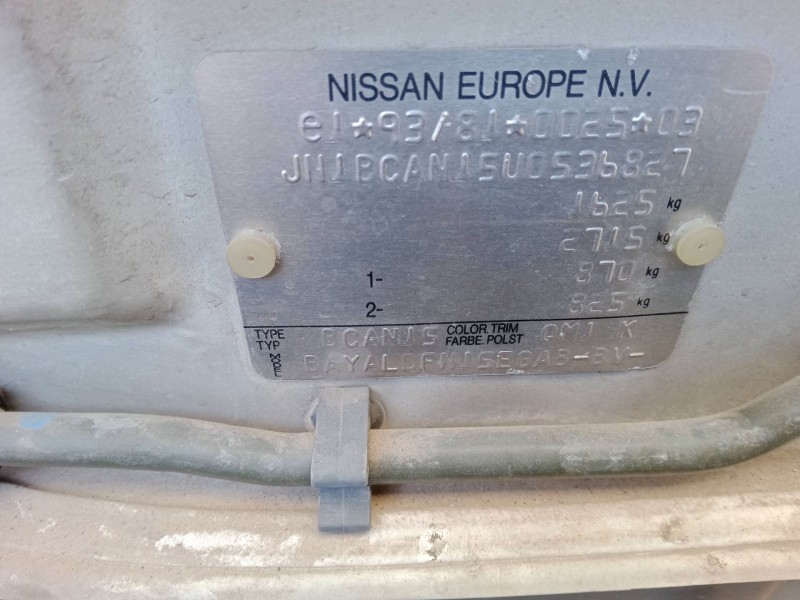 nissan almera i (n15) del año 1998