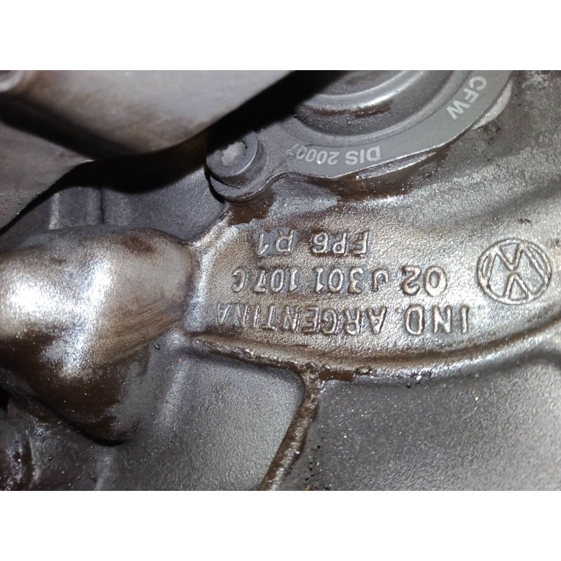 Recambio de caja de cambios manual 5 velocidades para seat leon (1m1) 1.9 tdi referencia OEM IAM 02J301107C  FP6 R1
