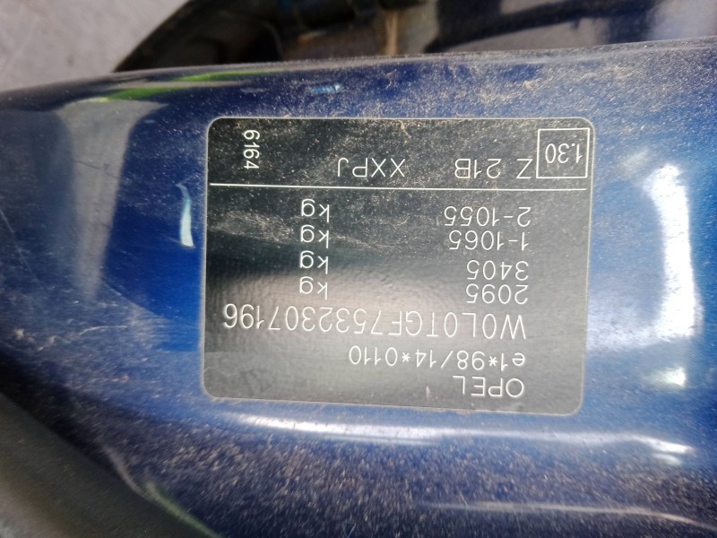 opel zafira a monospace (t98) del año 2004