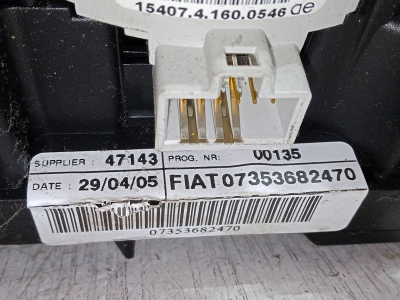 Recambio de mando luces para fiat stilo multi wagon (192_) 1.6 16v referencia OEM IAM 07353682470  