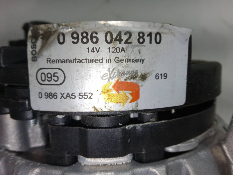 Recambio de alternador para volkswagen polo iv (9n_, 9a_) 1.4 tdi referencia OEM IAM 0986042810  