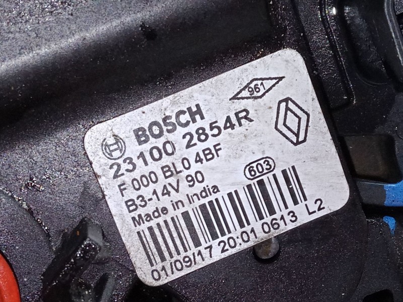 Recambio de alternador para dacia sandero ii tce 90 (b8m1, b8ma) referencia OEM IAM 23100285R  