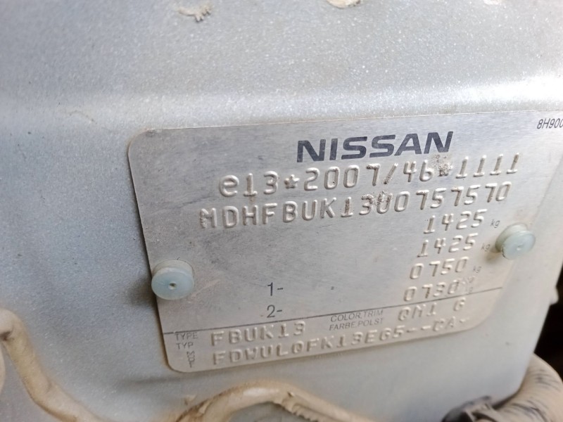 nissan micra iv (k13k, k13kk) del año 2014