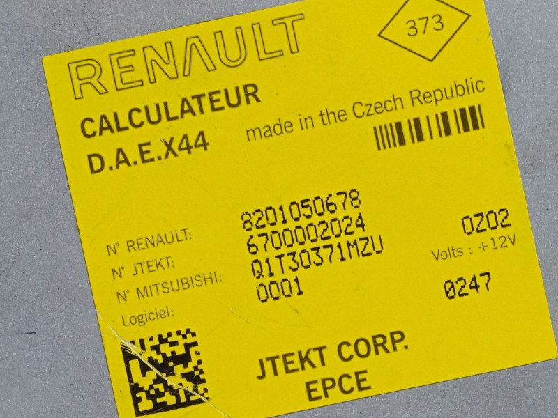 Recambio de centralita direccion asistida para renault twingo ii (cn0_) 1.2 16v (cn04, cn0a, cn0b) referencia OEM IAM 8201050678