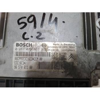 CENTRALITA MOTOR UCE 9657061180 9654490280 EDC16C34 0281011861