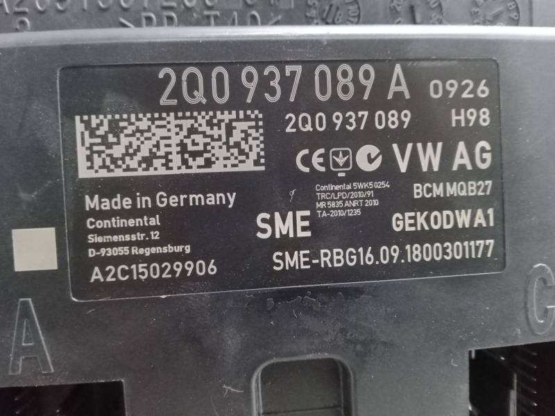 BSI 2Q0937089A A2C15029906