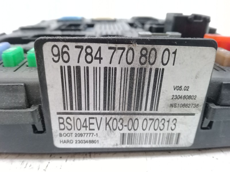 Recambio de bsi para peugeot partner tepee 1.6 hdi 90 referencia OEM IAM    Recambio de bsi para peugeot partner tepee 1.6 hdi 90 referencia OEM IAM