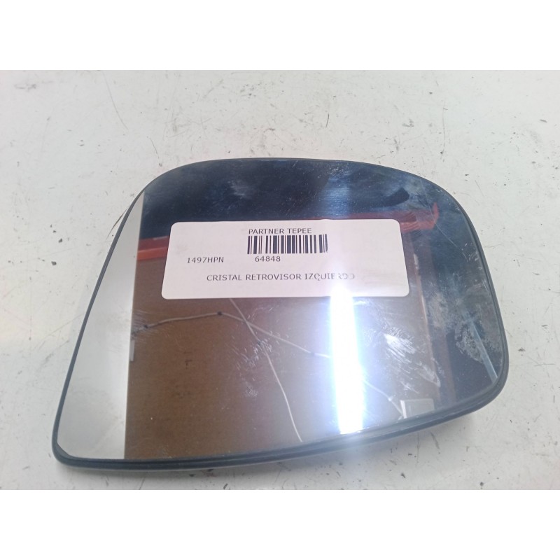 Recambio de cristal retrovisor izquierdo para peugeot partner tepee 1.6 hdi 90 referencia OEM IAM   