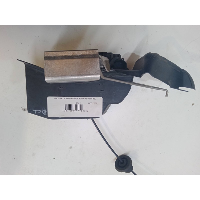 Recambio de cerradura puerta delantera derecha para audi a4 b6 descapotable (8h7) 2.4 referencia OEM IAM   