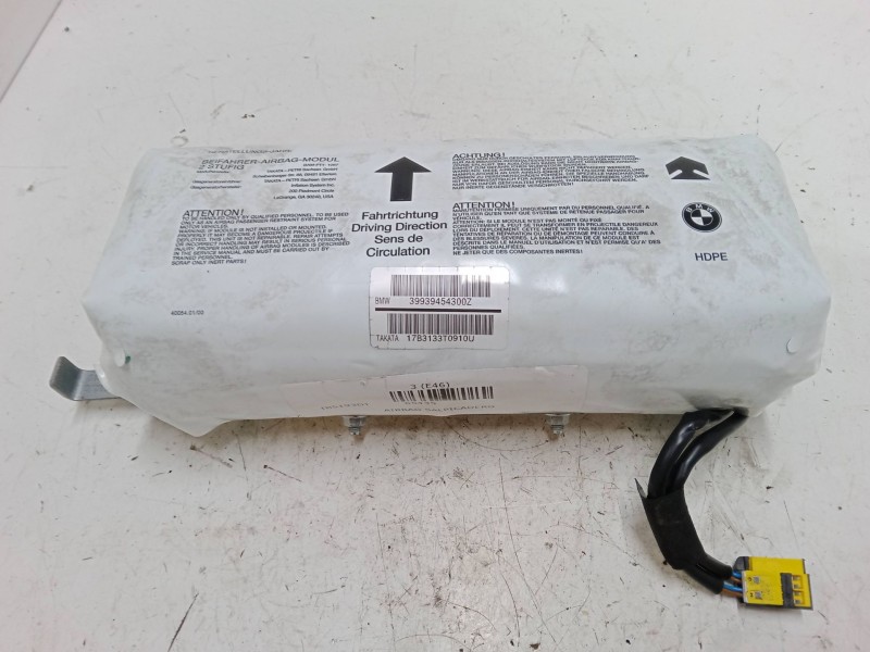 Recambio de airbag salpicadero para bmw 3 (e46) 320 d referencia OEM IAM 39939454300Z  
