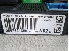 Recambio de bsi para citroën c4 cactus 1.2 thp 110 referencia OEM IAM 9807531680  9807531680 / BSI N02 / 22661F 2