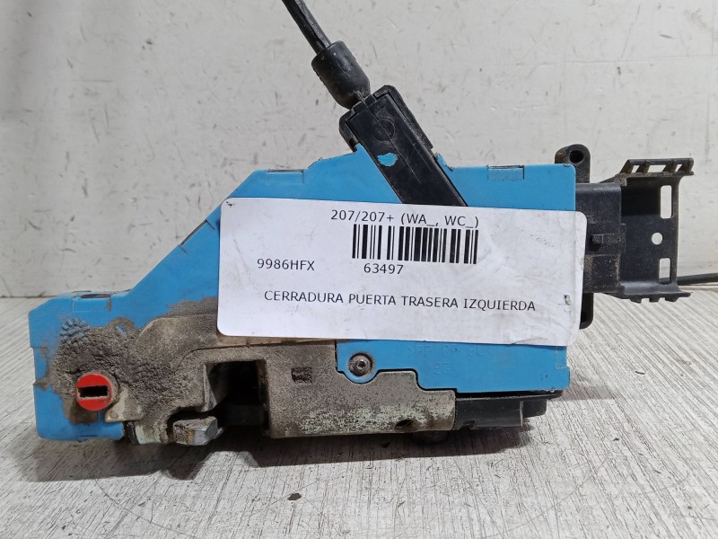 Recambio de cerradura puerta trasera izquierda para peugeot 207/207+ (wa_, wc_) 1.4 hdi referencia OEM IAM    Recambio de cerradura puerta trasera izquierda para peugeot 207/207+ (wa_, wc_) 1.4 hdi referencia OEM IAM