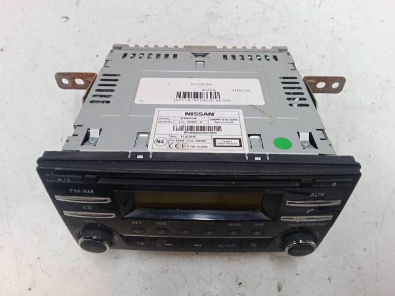 Recambio de radio cd para nissan micra iv (k13k, k13kk) 1.2 referencia OEM IAM 281853HN4B  