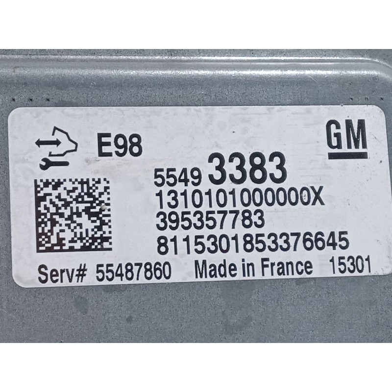 Recambio de centralita motor uce para opel corsa e (x15) 1.3 cdti (08, 68) referencia OEM IAM 395357783  