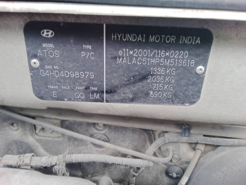 hyundai atos (mx) del año 2004