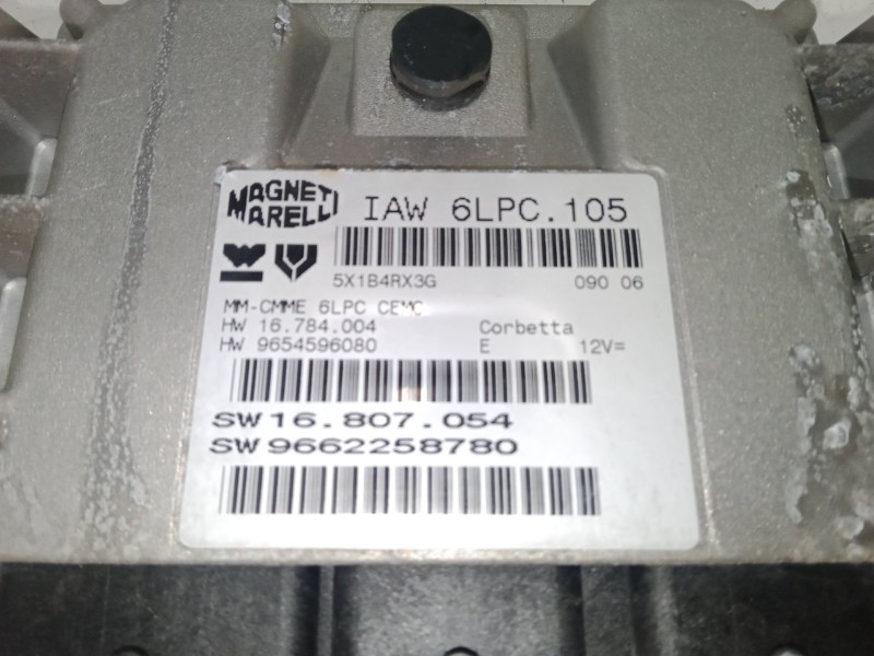 Recambio de centralita motor uce para peugeot 207/207+ (wa_, wc_) 1.4 16v referencia OEM IAM   