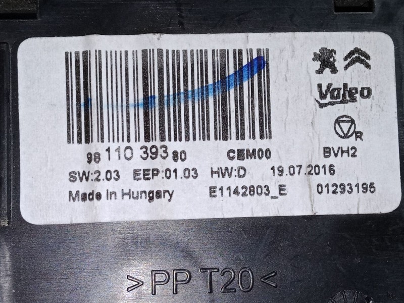 Recambio de centralita aire acondicionado para citroën c4 cactus 1.2 thp 110 referencia OEM IAM   