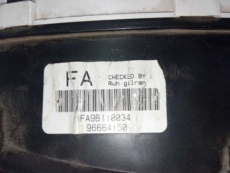 Recambio de cuadro instrumentos para chevrolet matiz (m200, m250) 1.0 referencia OEM IAM FA9B110034 96664150 