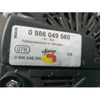 ALTERNADOR 0986049560 