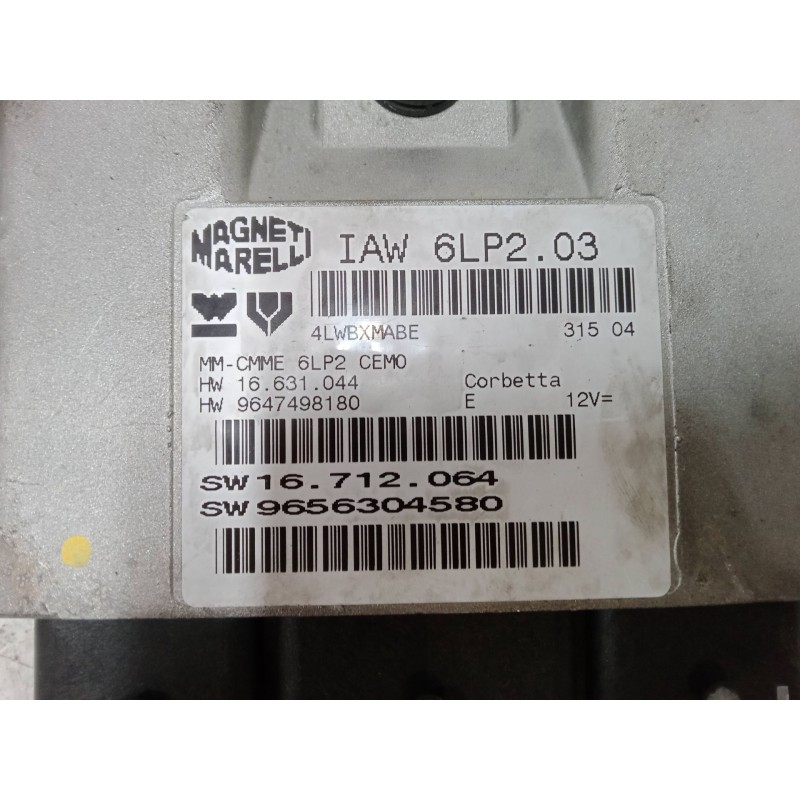 Recambio de centralita motor uce para peugeot 307 (3a/c) 1.4 16v referencia OEM IAM 9656304580  SW16712064 Recambio de centralita motor uce para peugeot 307 (3a/c) 1.4 16v referencia OEM IAM 9656304580  SW16712064